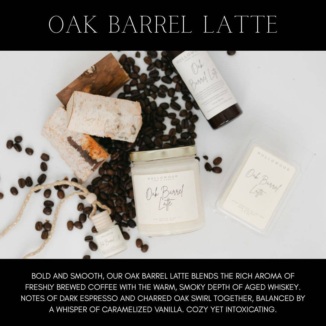 OAK BARREL LATTE | FALL| 8 OZ CANDLES