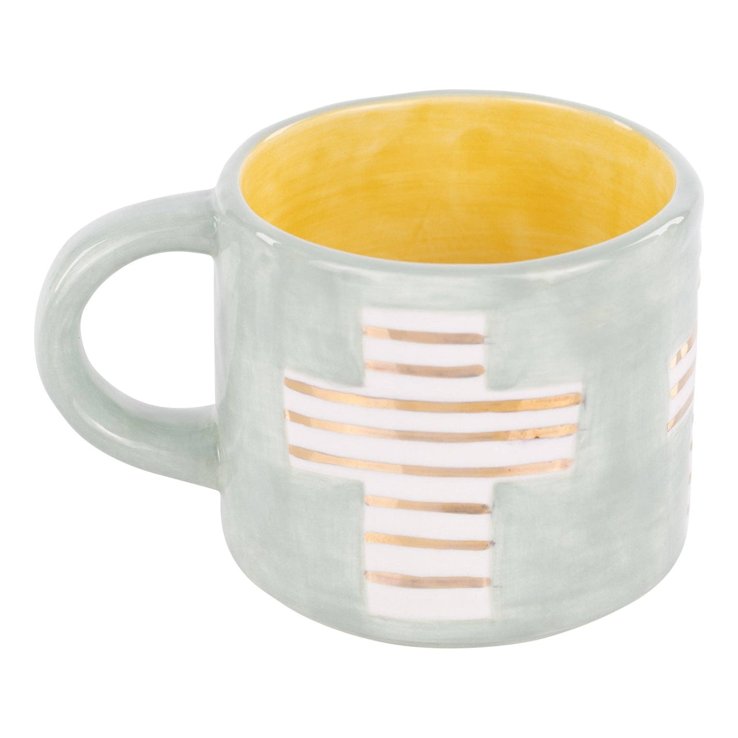 Gold Cross Mug - Easter Decor