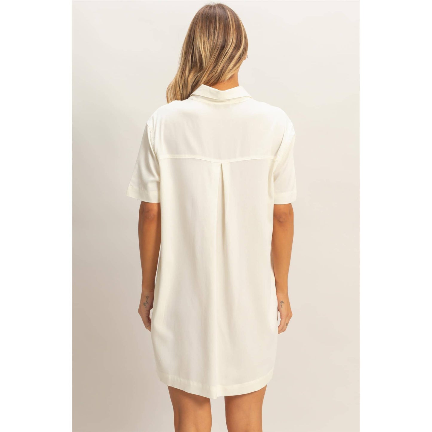 Collared Shirt Dress