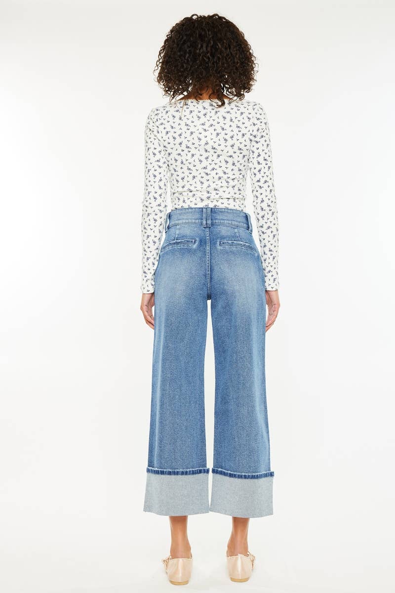 OPEN PACK 90’S CROPPED WIDE JEANS-KC5540D