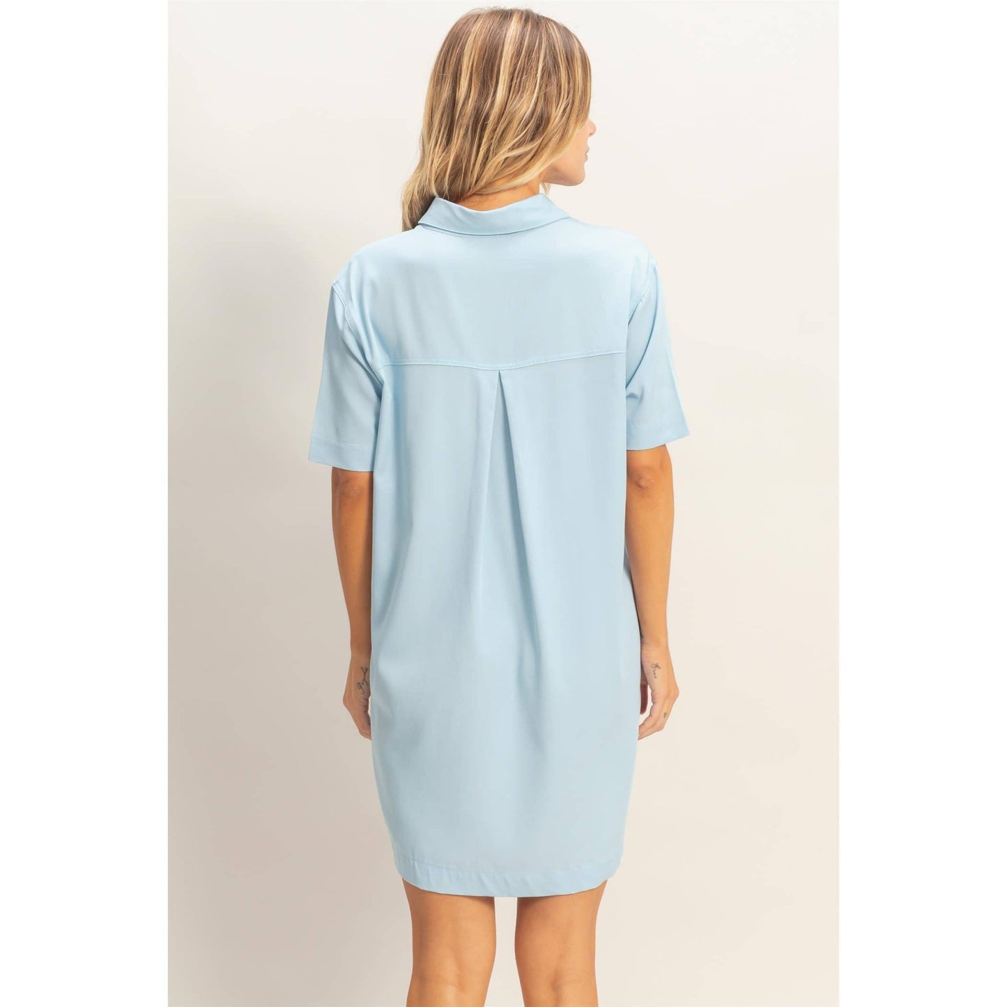 Collared Shirt Dress