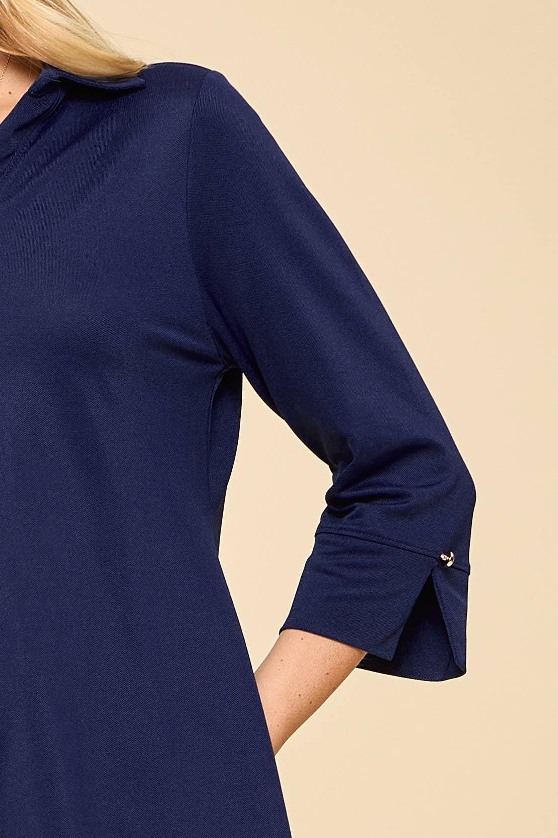 Lightweight Sun-Cool 3/4 Sleeve Blouse