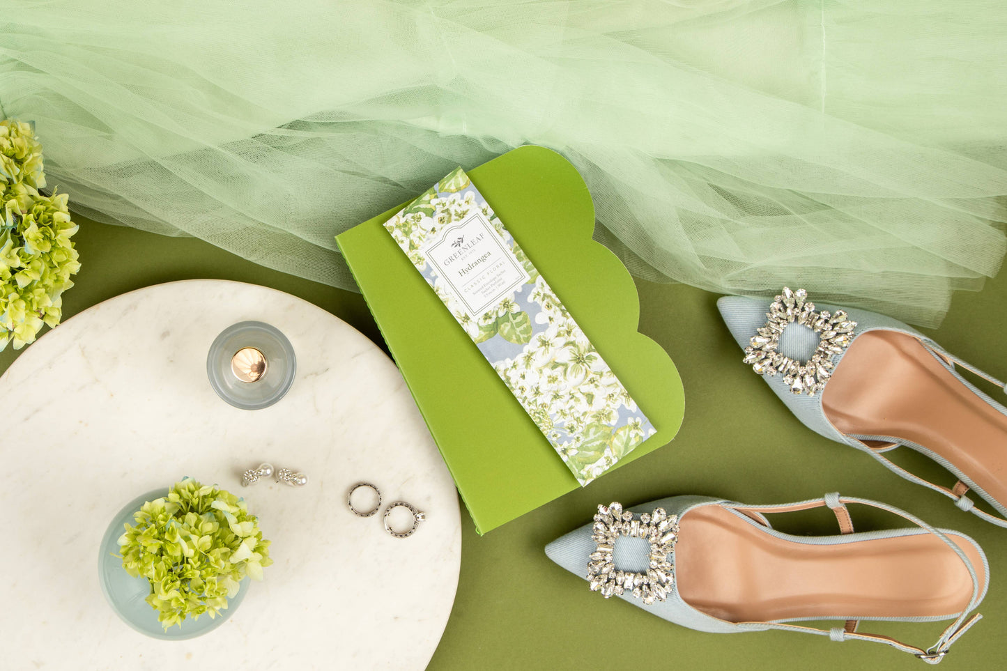 New! Hydrangea Slim Sachet