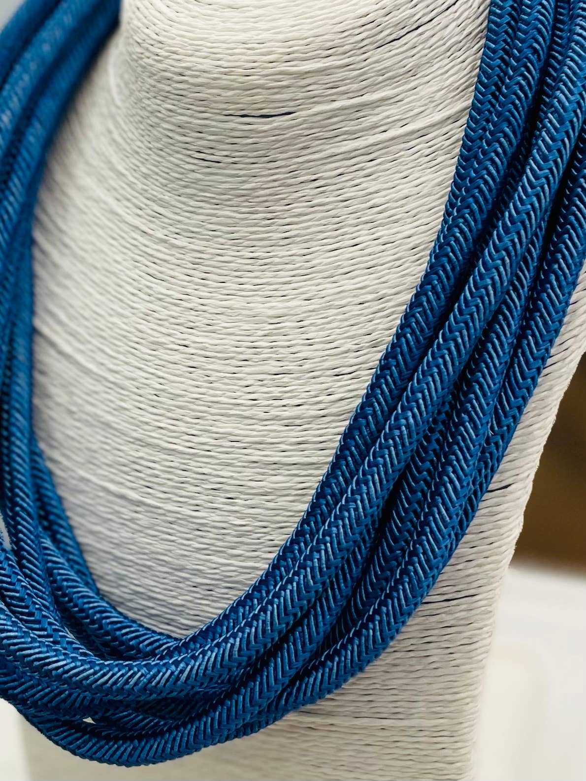 "Original" Slub 8-Strand Necklace (cobalt)