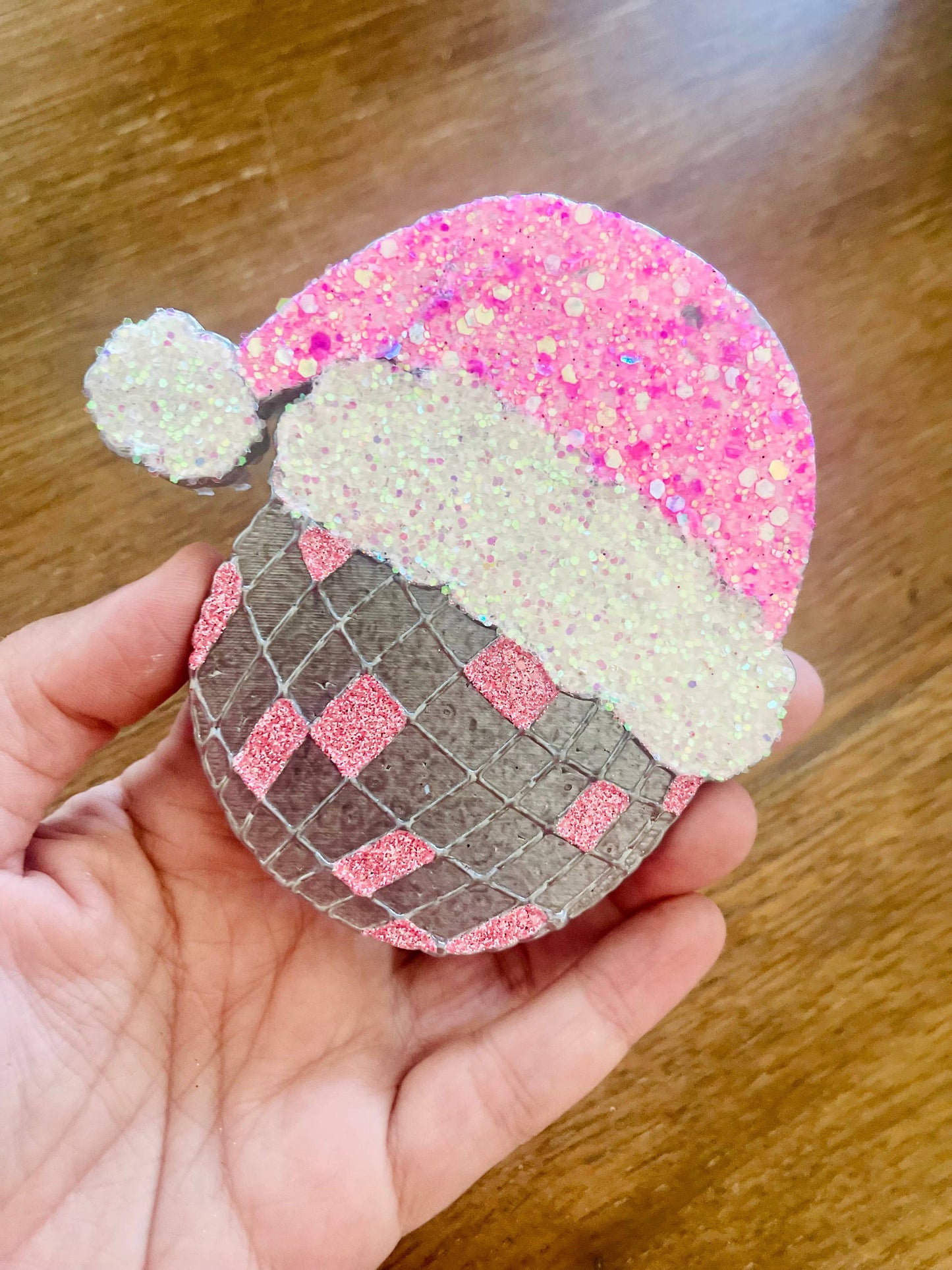 Disco Santa Car Freshie 