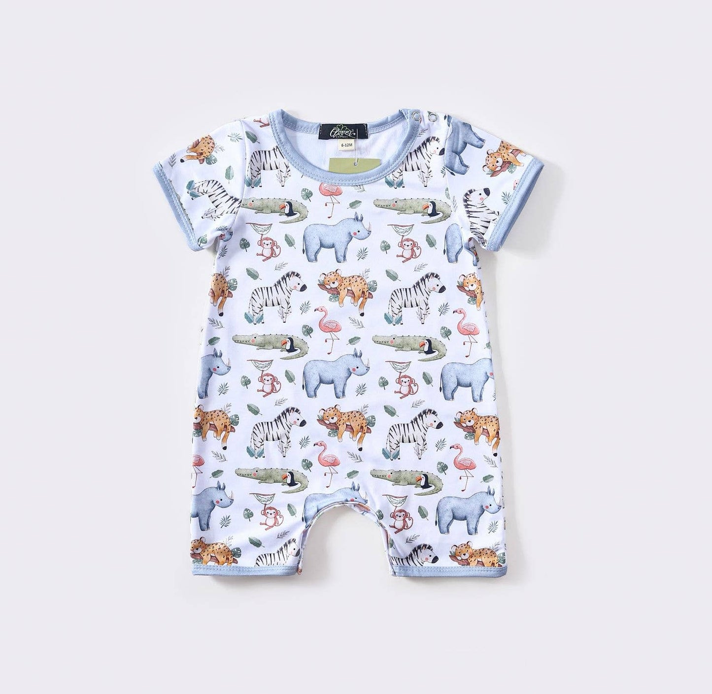 Blue Zoo Boy Romper