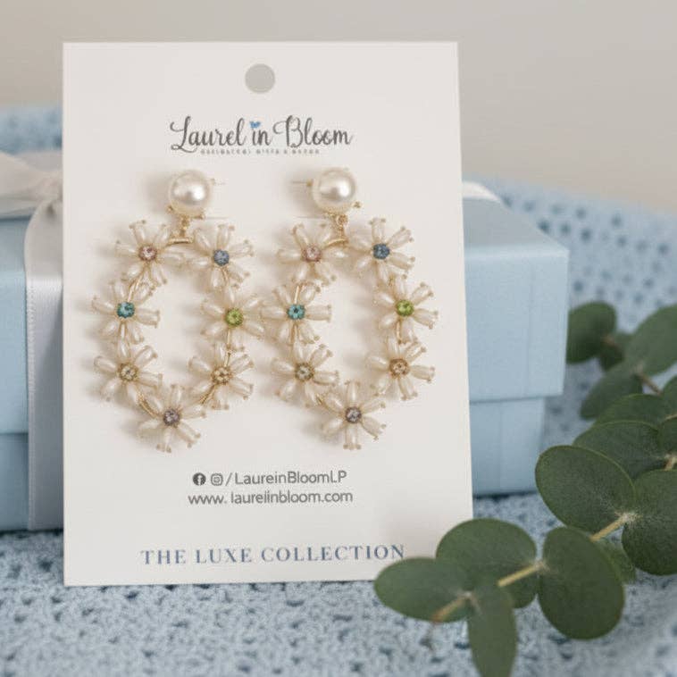 Heirloom Daisy and Pearl Drops