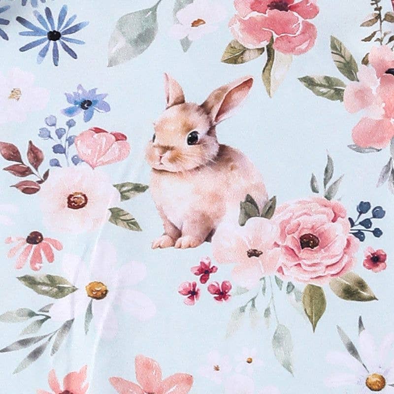Floral Snuggle Bunny Baby Romper