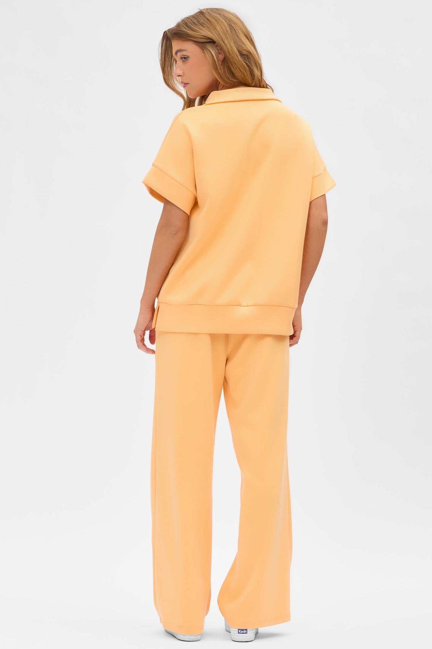 Short Sleeve Quarter Zip + Pants Modal Set TRVSET-CATALINA