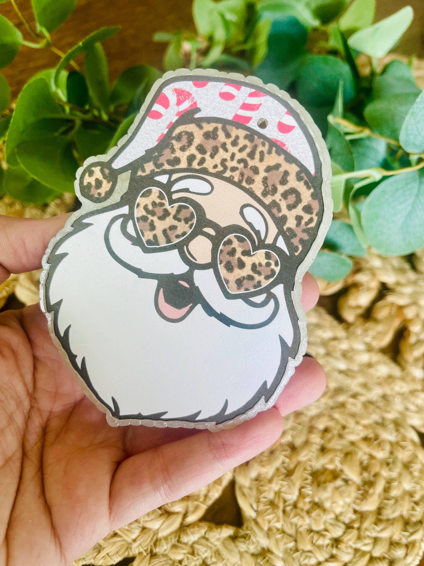 Retro Santa Car Freshie 