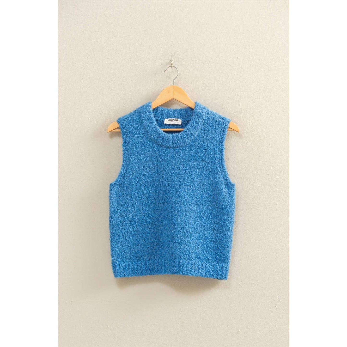 Crew Neck Sleeveless Sweater