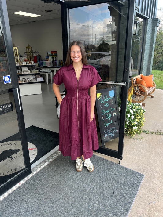 Entro Dresses Zip Front/Short Slv