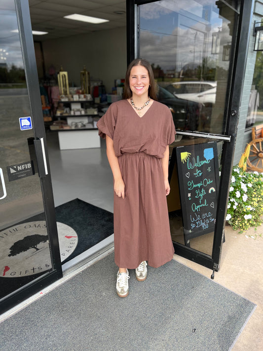 Entro Sets Mocha Skirt & Top