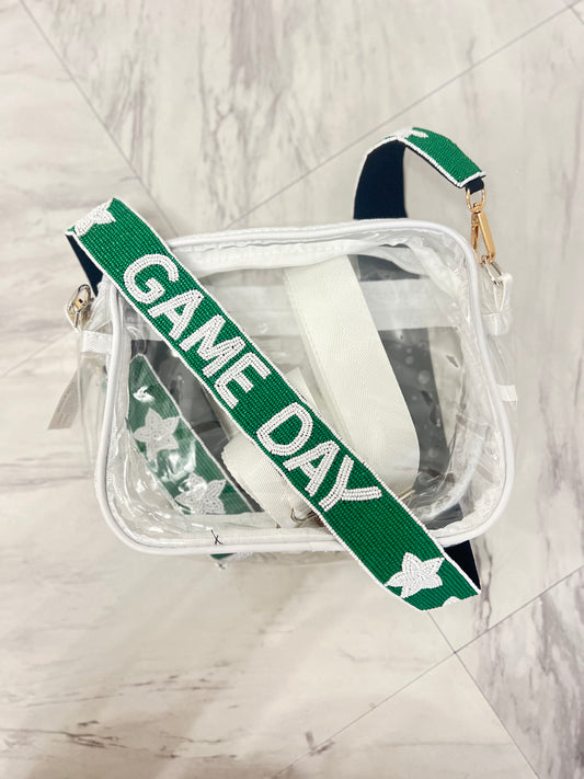 White Clear Purse GW Strap