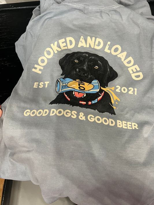HLO- Good Dogs and Good Beer Tee