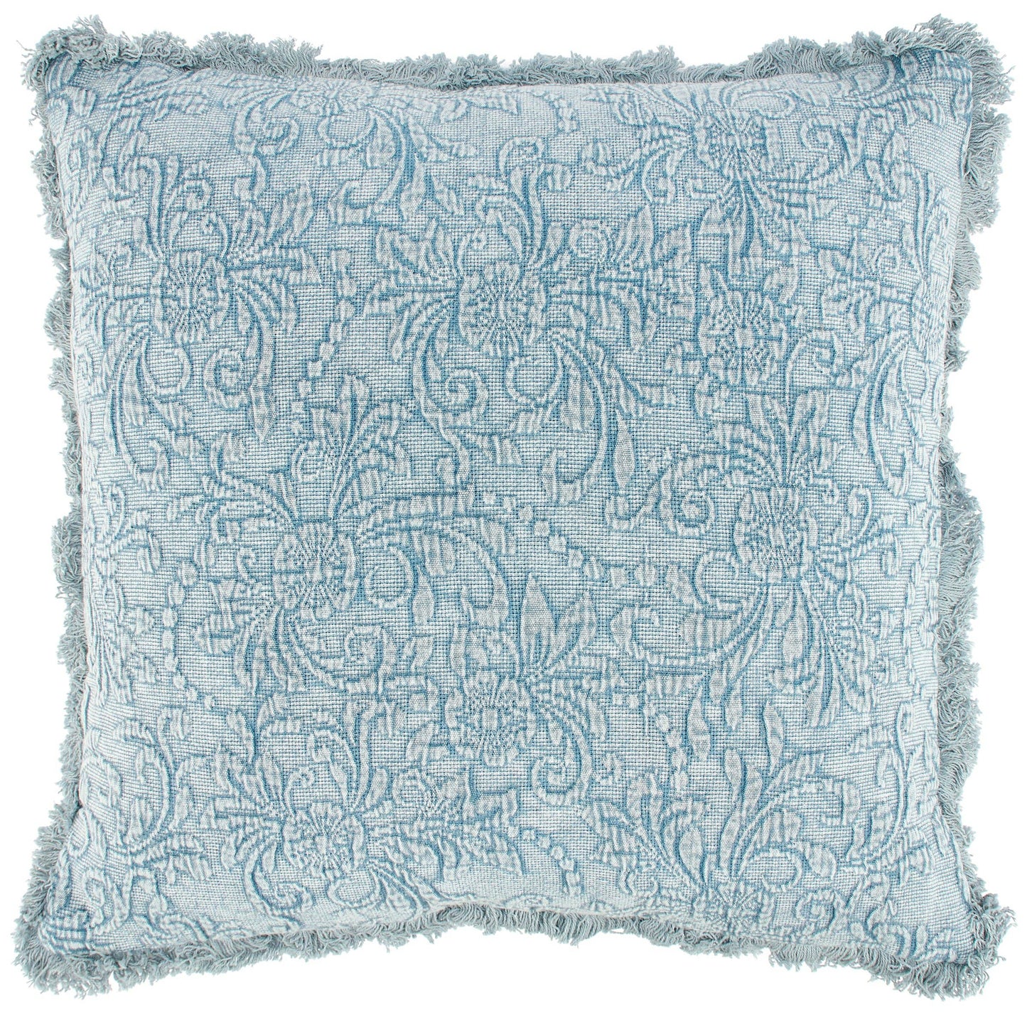 Floral Blue Pillow