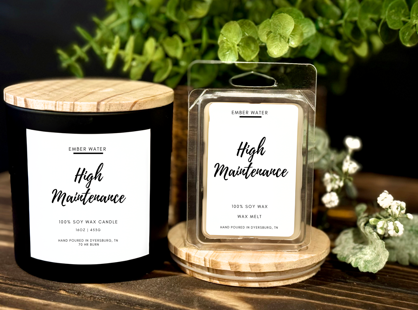 High Maintenance 16 oz 100% Soy Candle 