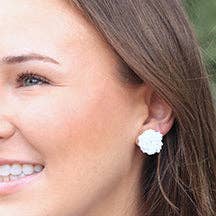 Custom Beaded Knot Stud Earrings | Knotted Stud