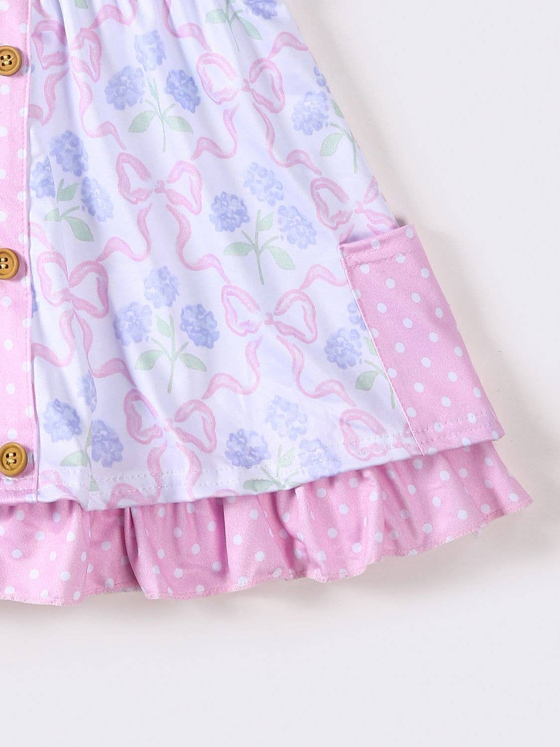Hydrangea Coquette Girls Dress