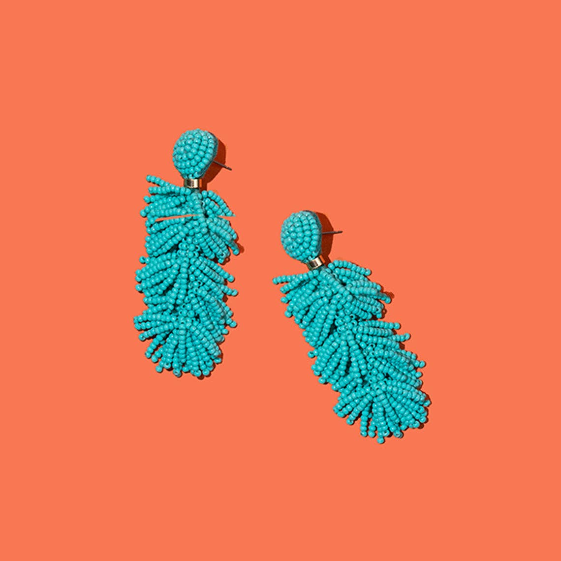 Custom Beaded Tiered Tassel Earrings | Tassel Earring