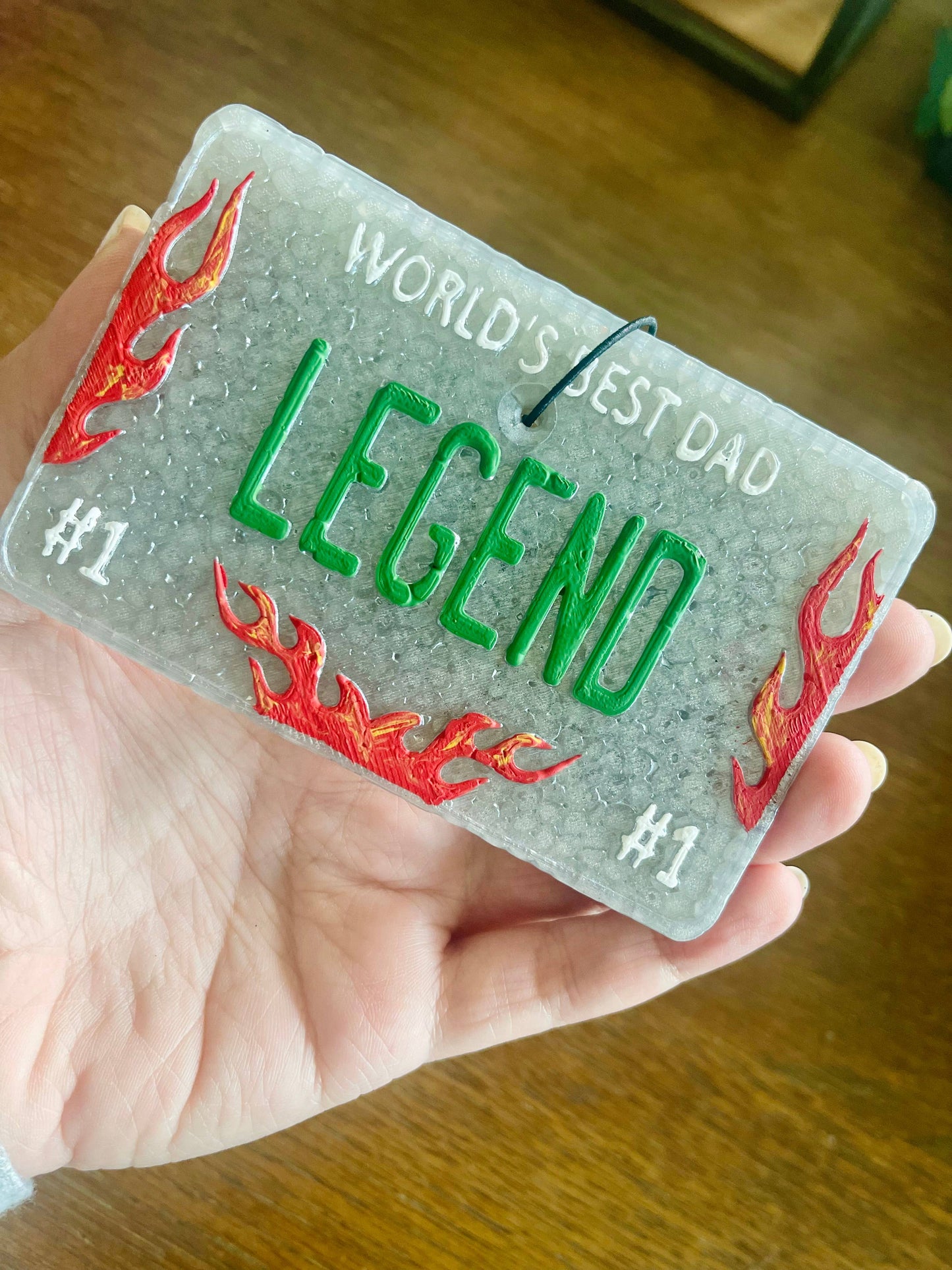 Legend’Worlds Best Dad’ Car Freshie 