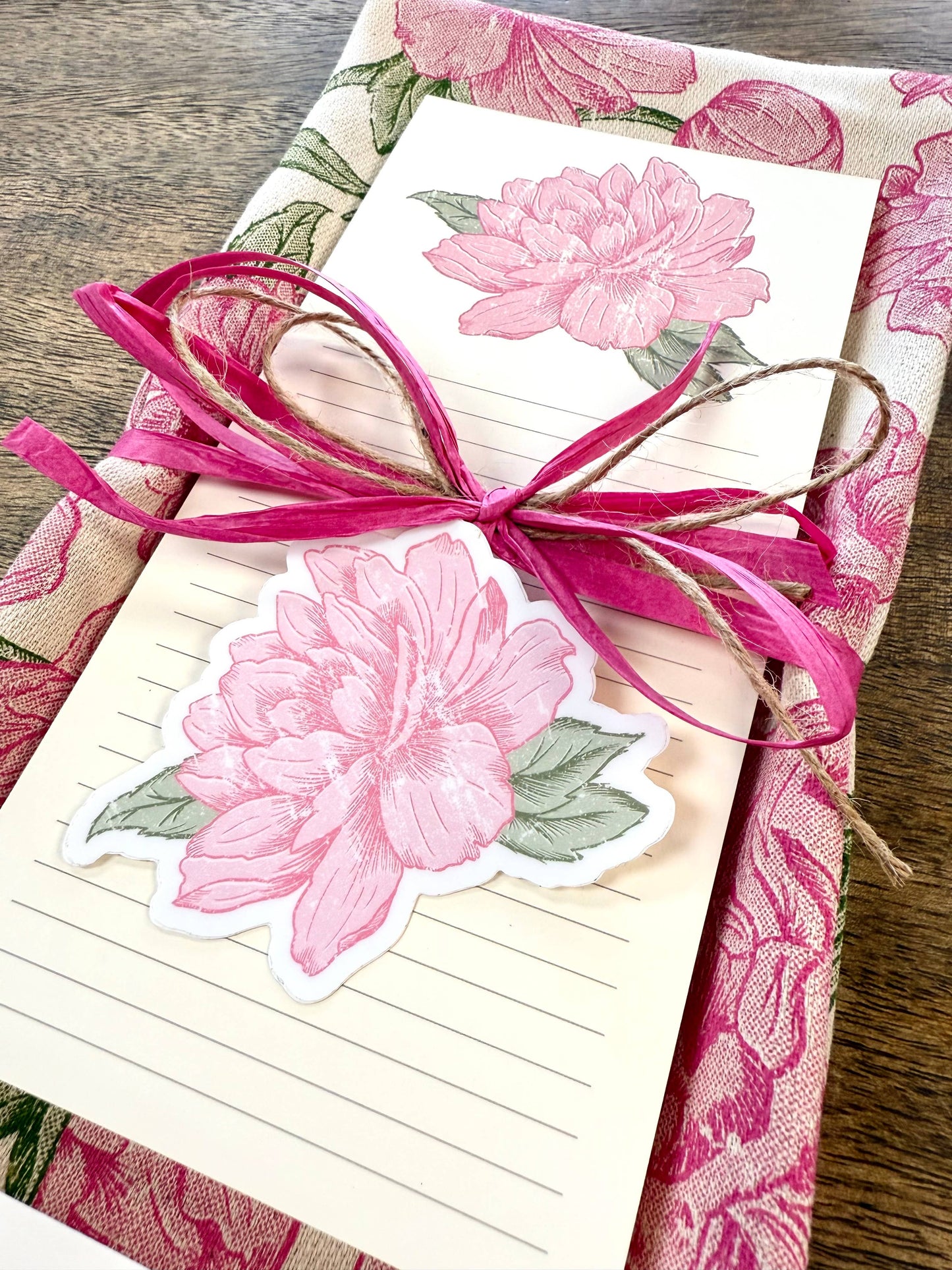 Peony Pattern - Kitchen Towel