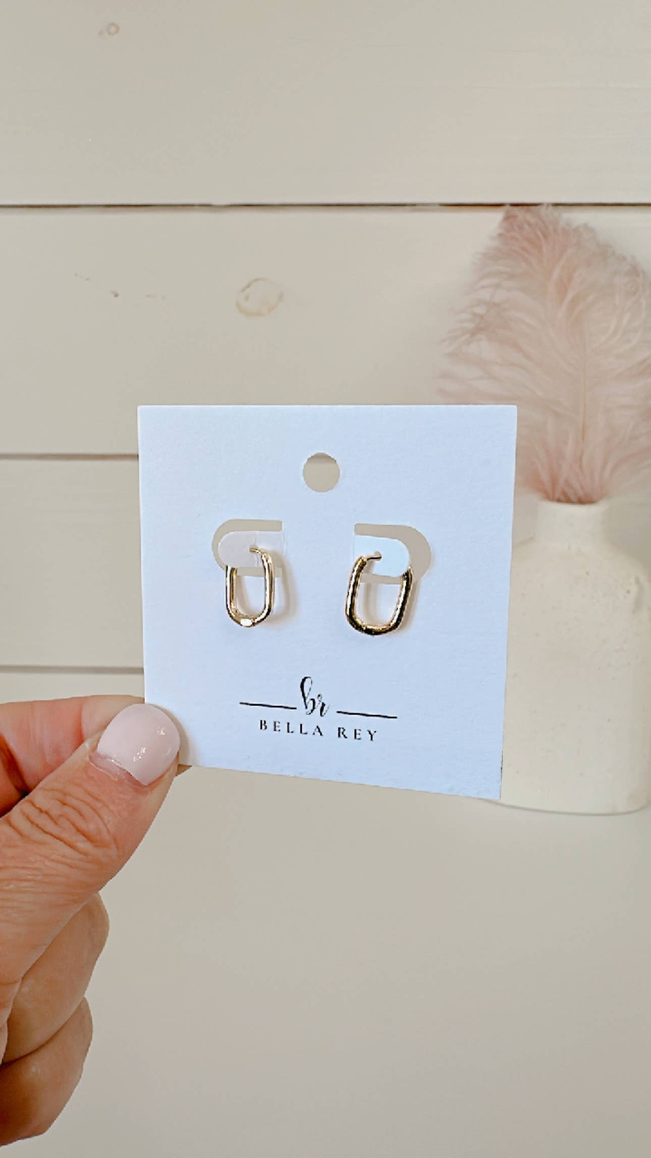 The Brileigh hoops 18k gold plated earrings-huggies