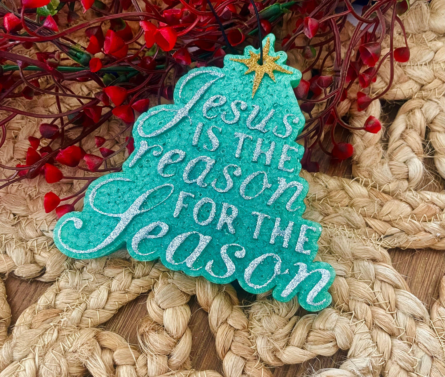 Jesus is the Reason for the Season Car Freshie 