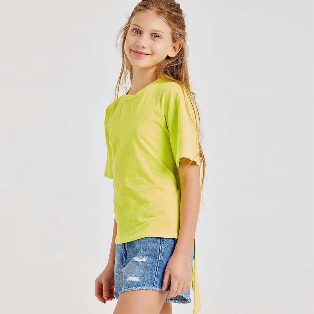 Kids Open Back Knit Top