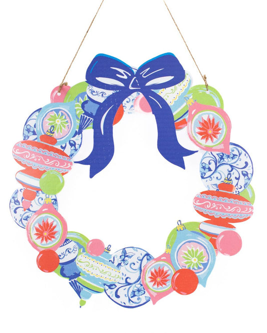 Whimsical Wonders Wreath Door Hanger   Multi   19x19.75