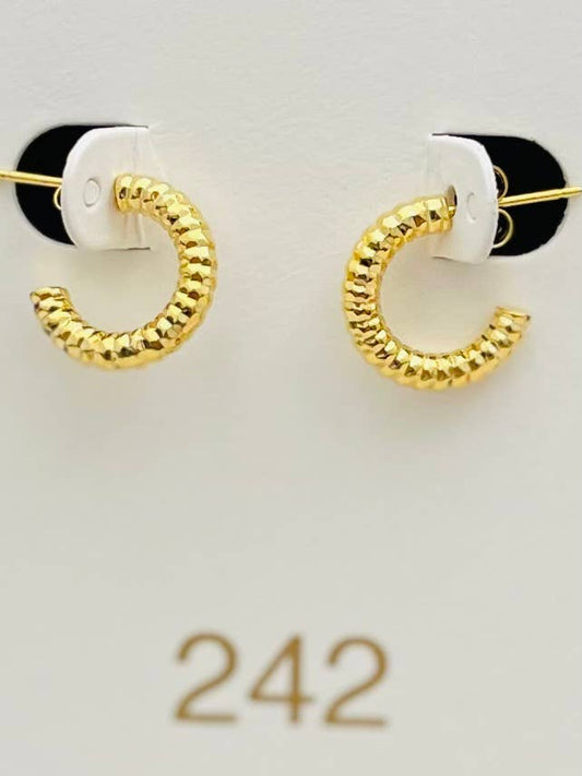 MINI Everyday Hoop (gold) ER227