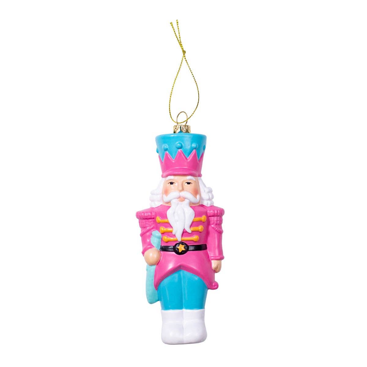 Nutcracker Waltz Ornament   Pink/Blue/White   2.5x5.75
