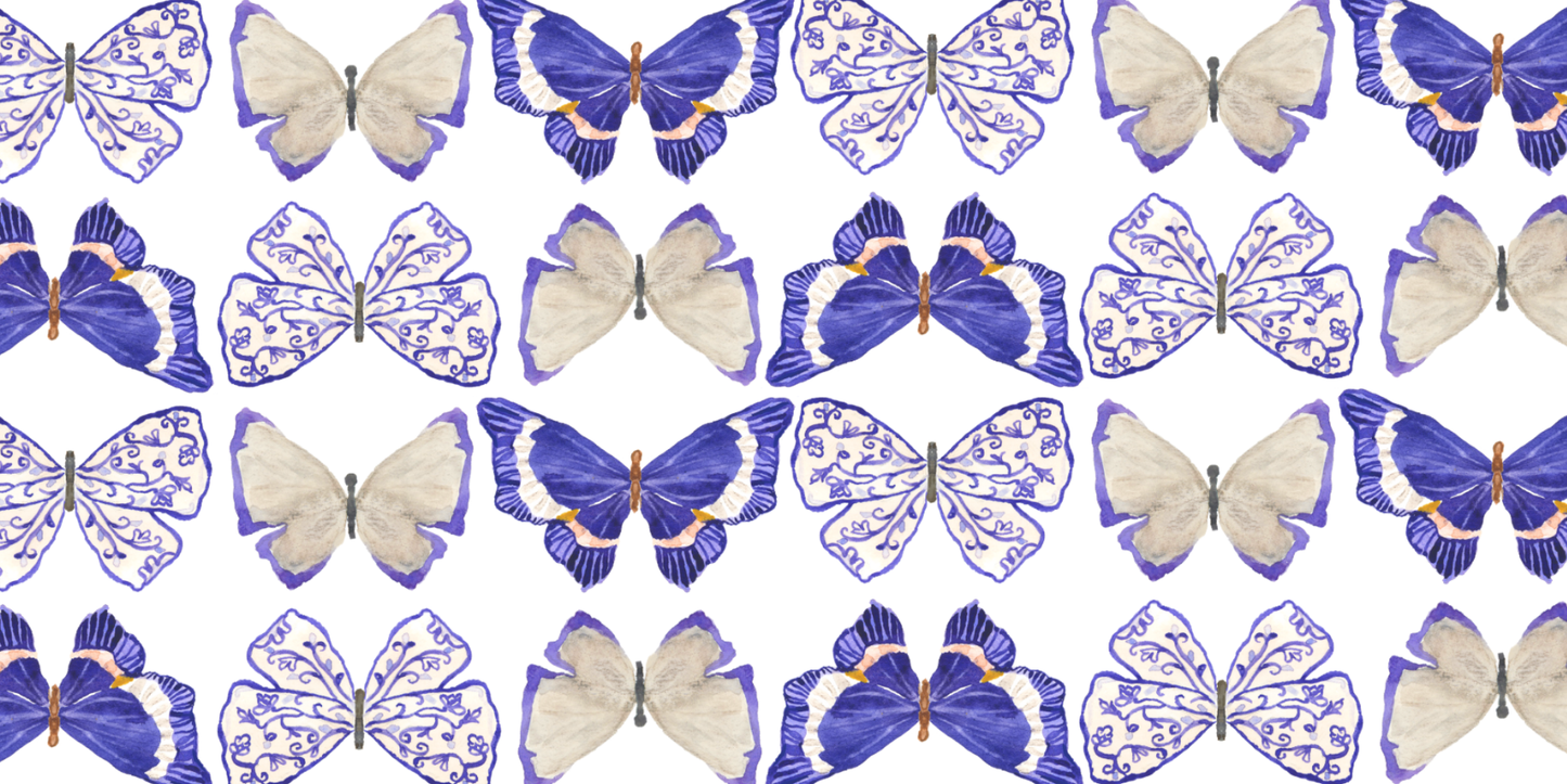 5.5x11 CHINOISERIE trinket tray insert set of 5