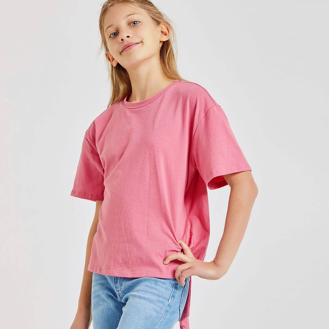 Kids Open Back Knit Top