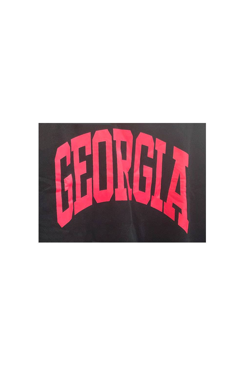 IT2594-GEORGIA 'GEORGIA & GA' Print Reversible Mockneck Swea