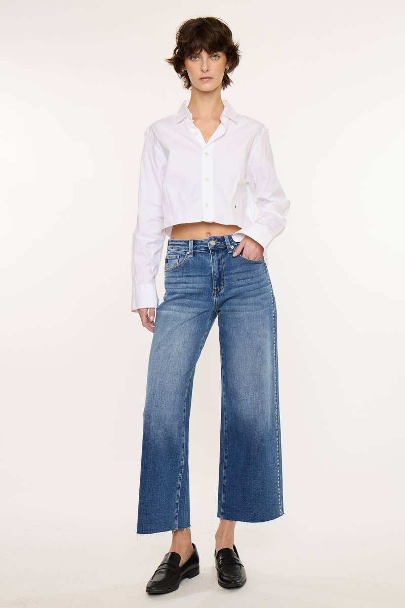 OPEN PACK HIGH RISE CROP WIDE-KC2172D
