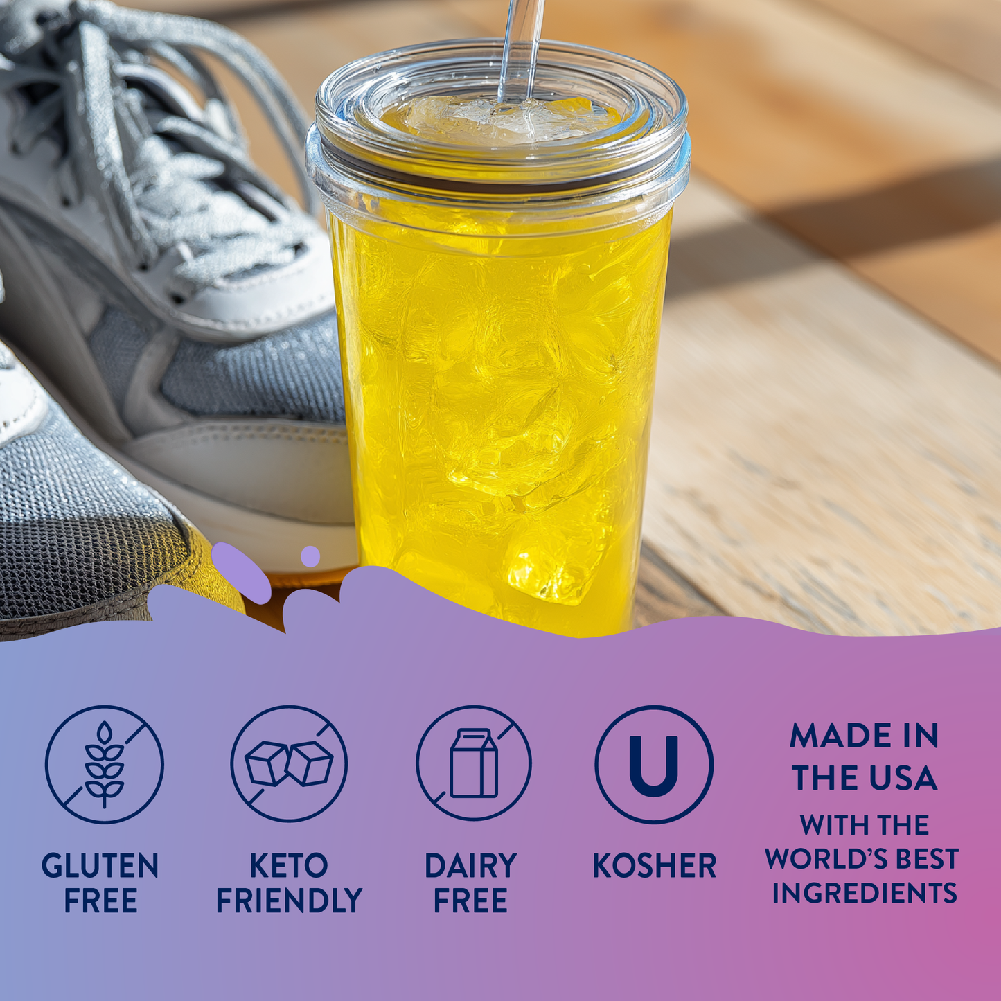 Sugar Free Pineapple Whip Hydration with Electrolytes 375ml