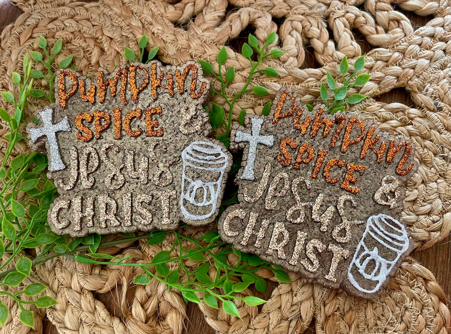 Pumpkin Spice & Jesus Christ Car Freshie