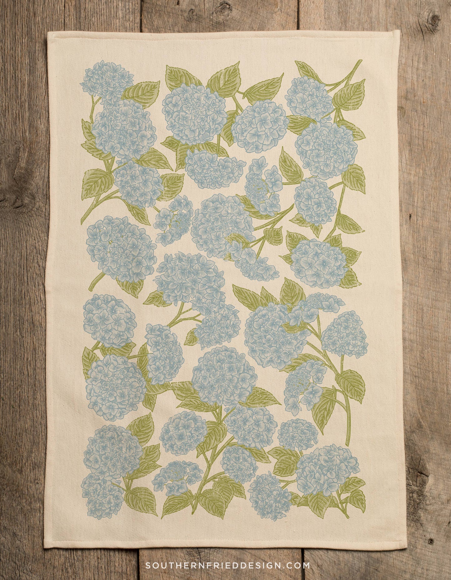 Hydrangea Pattern - Kitchen Towel