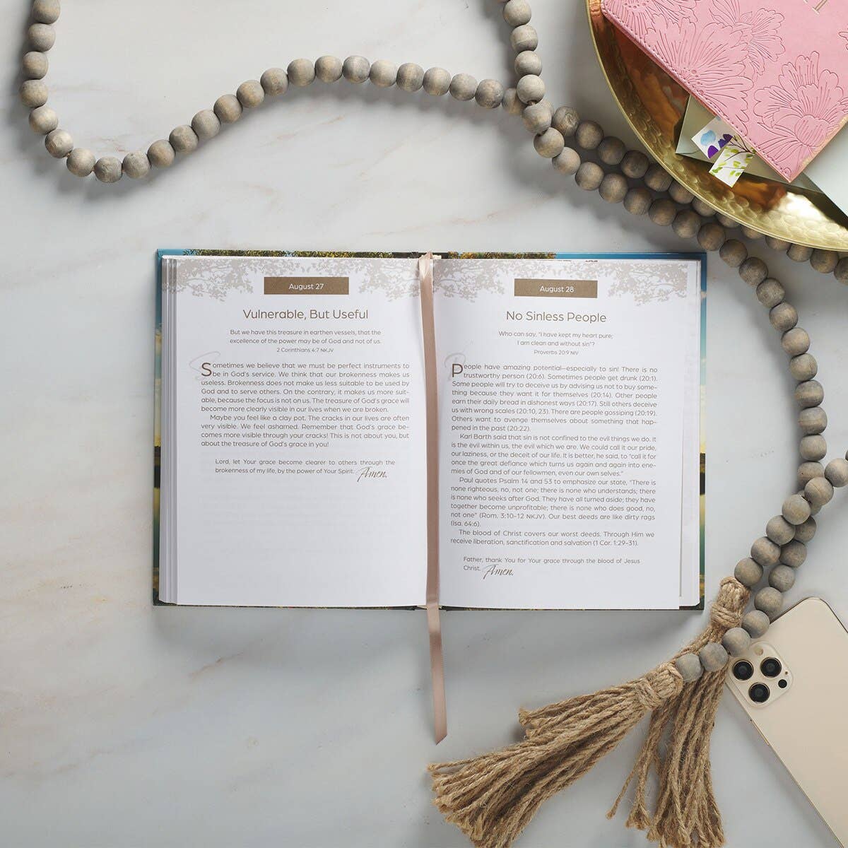 Devotional Rooted in Faith Hardcover