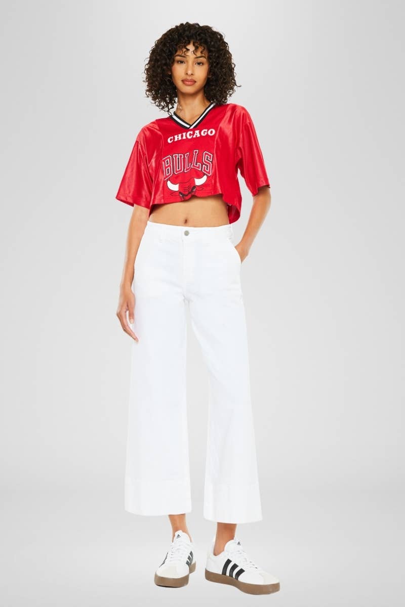 OPEN PACK HIGH RISE CROPPED WIDE LEG-KC7480WT