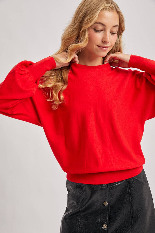 LIGHTWEIGHT KNIT SWEATER PULLOVER