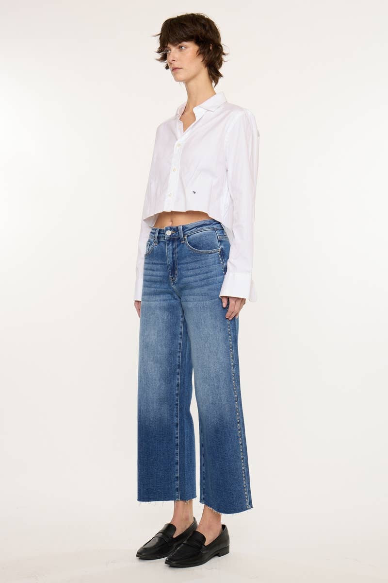 OPEN PACK HIGH RISE CROP WIDE-KC2172D