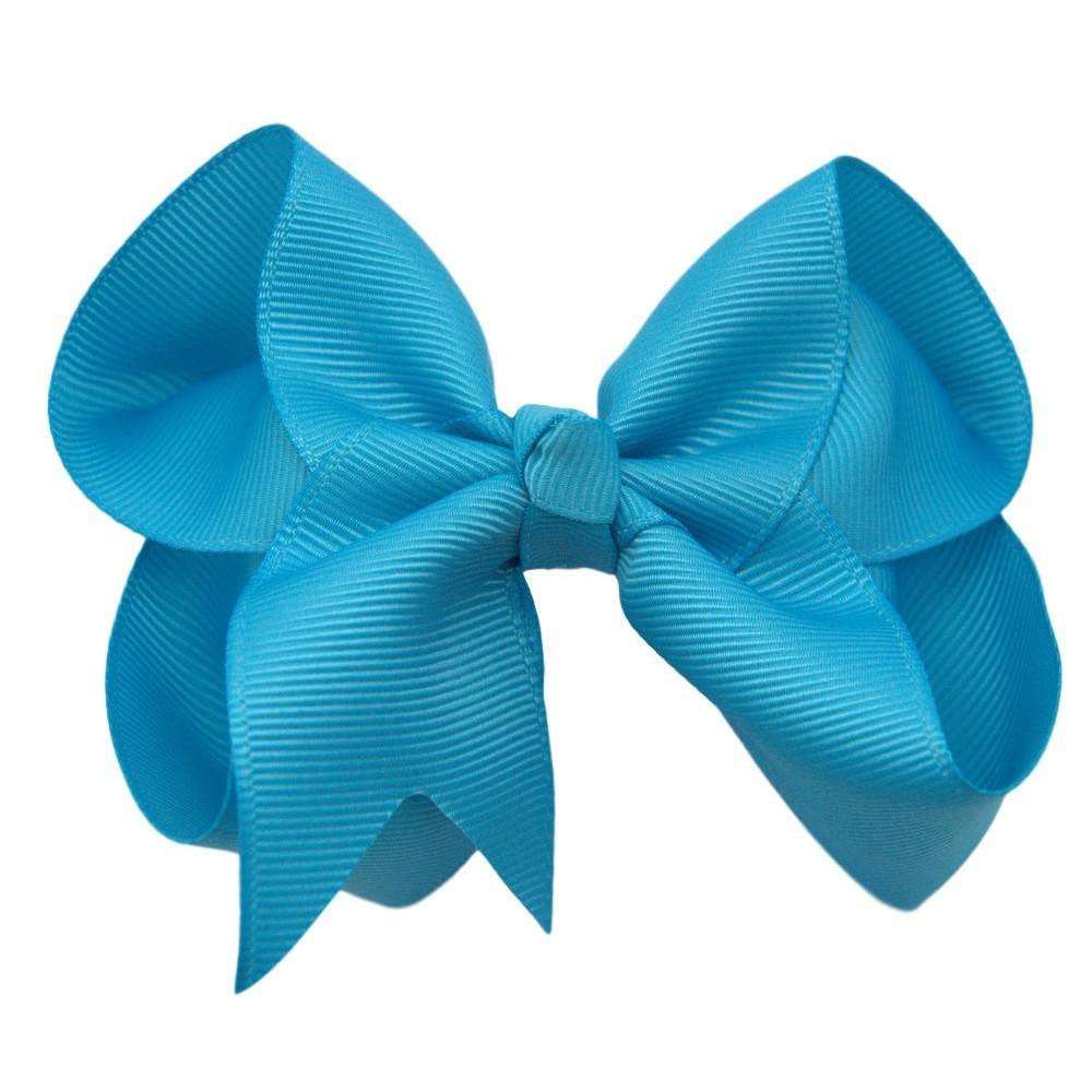4 inch Solid Grosgrain Bow