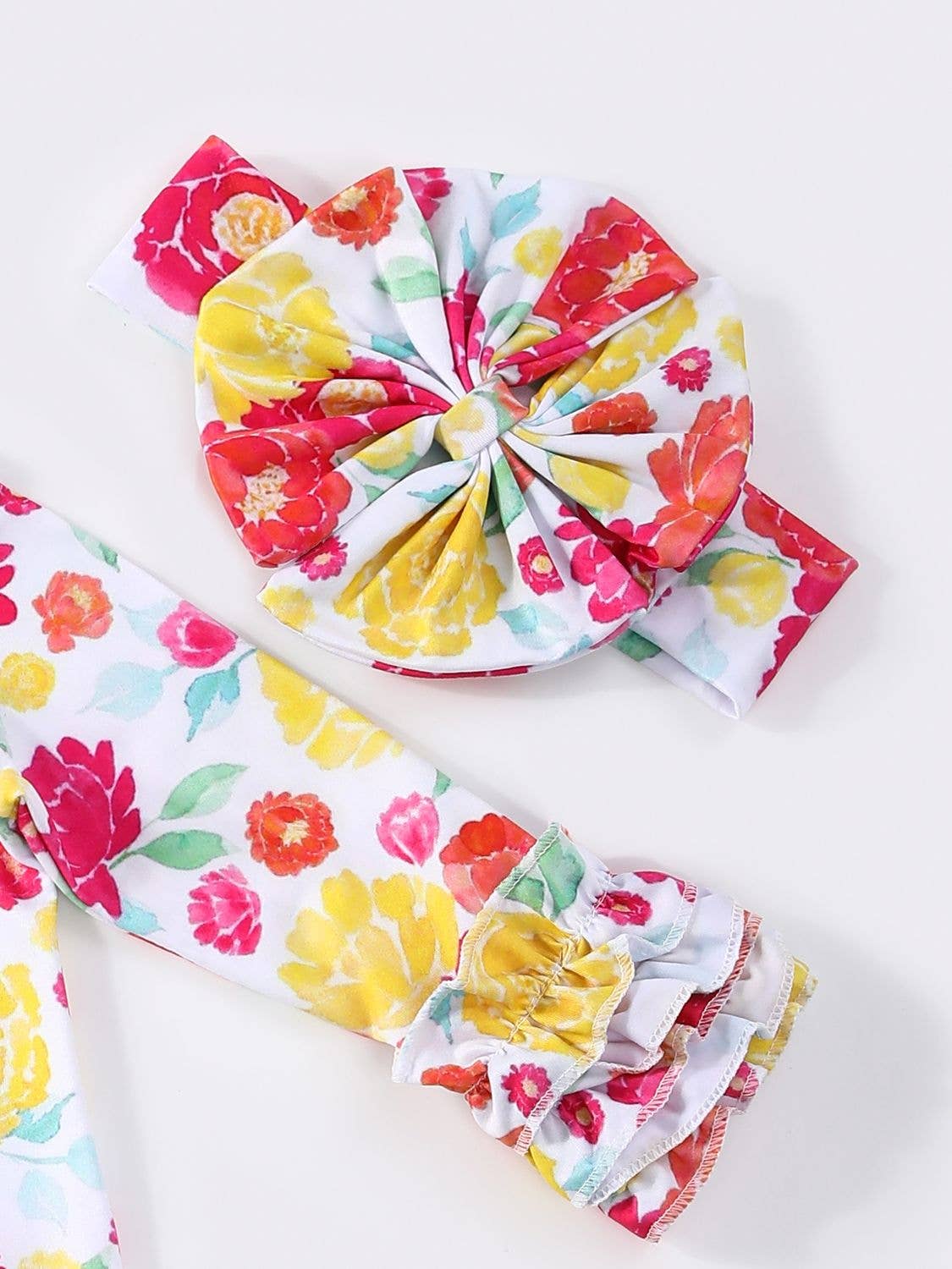 Electric Blooms Baby Gown