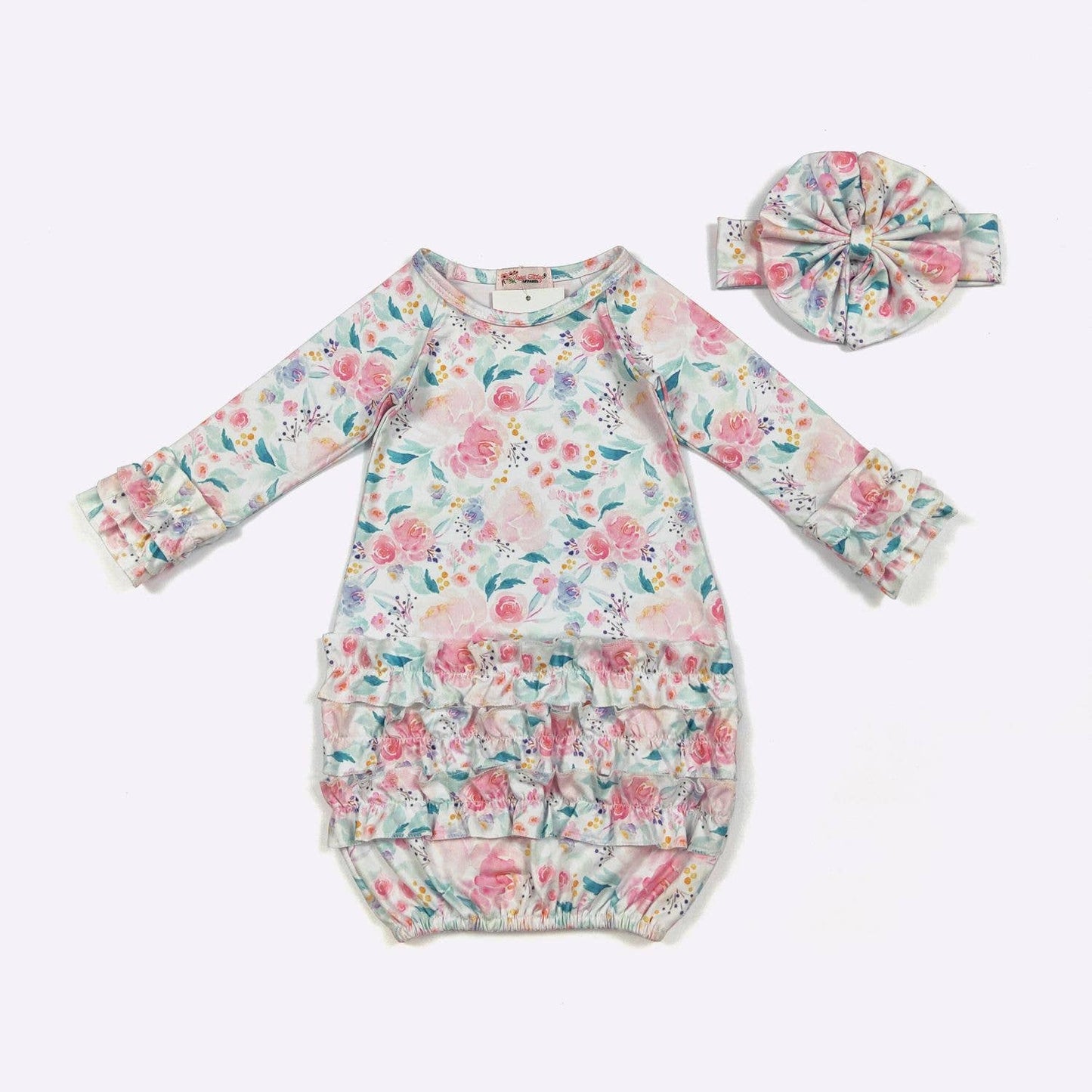 Rose Fairy Baby Gown