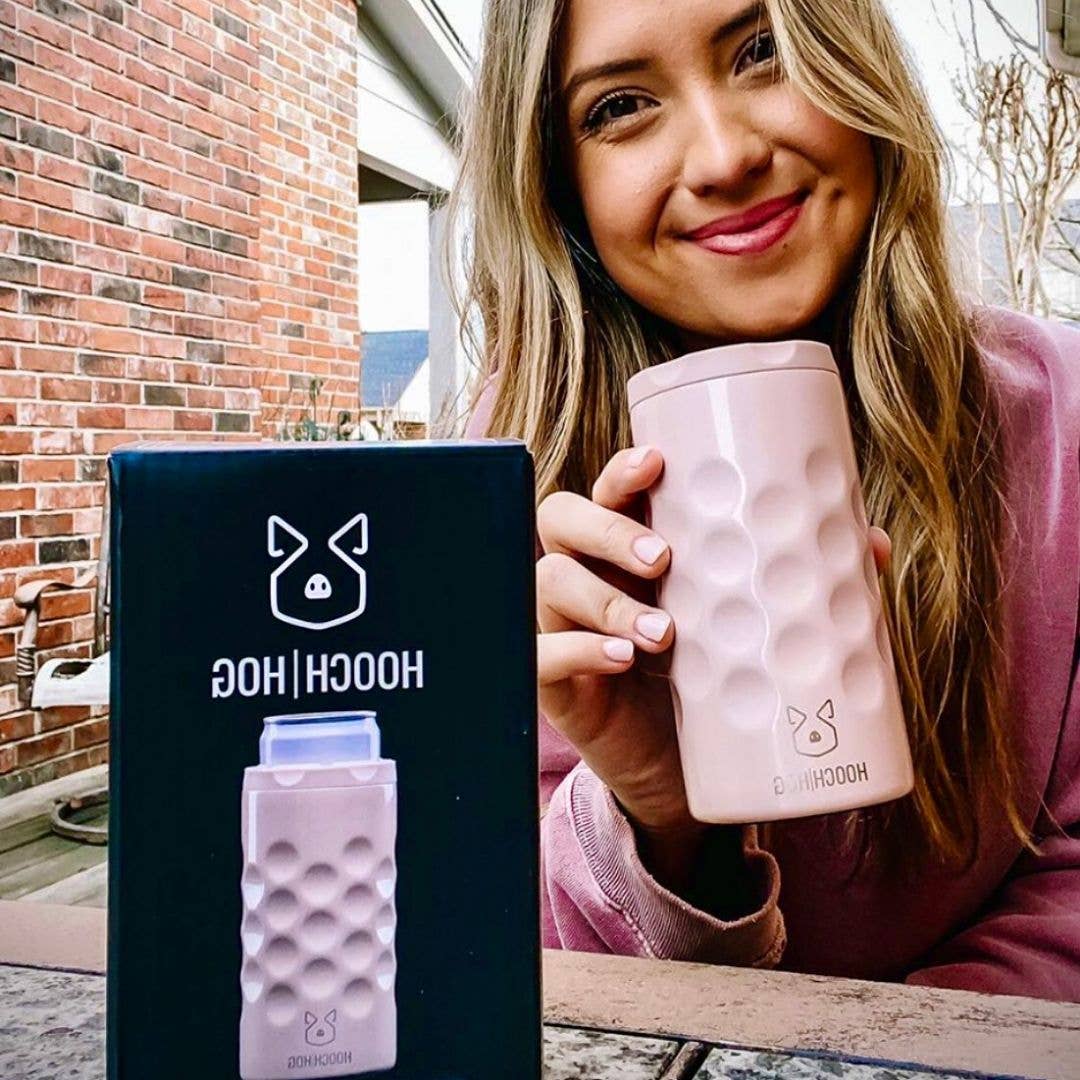 The Skinny Can Cooler - Blush Glitter