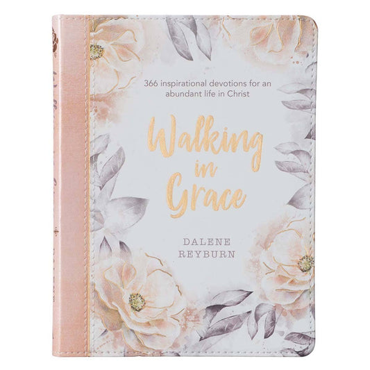Devotional Walking In Grace Faux Leather