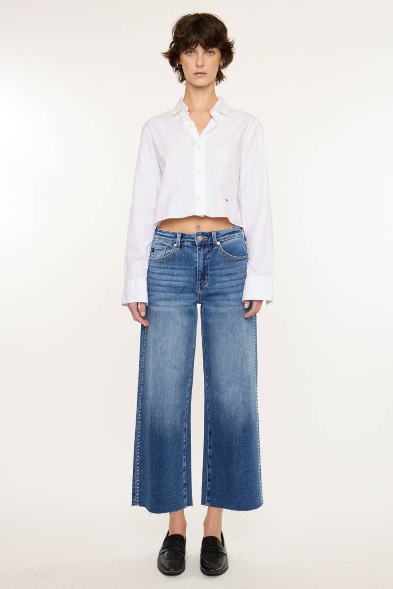 OPEN PACK HIGH RISE CROP WIDE-KC2172D