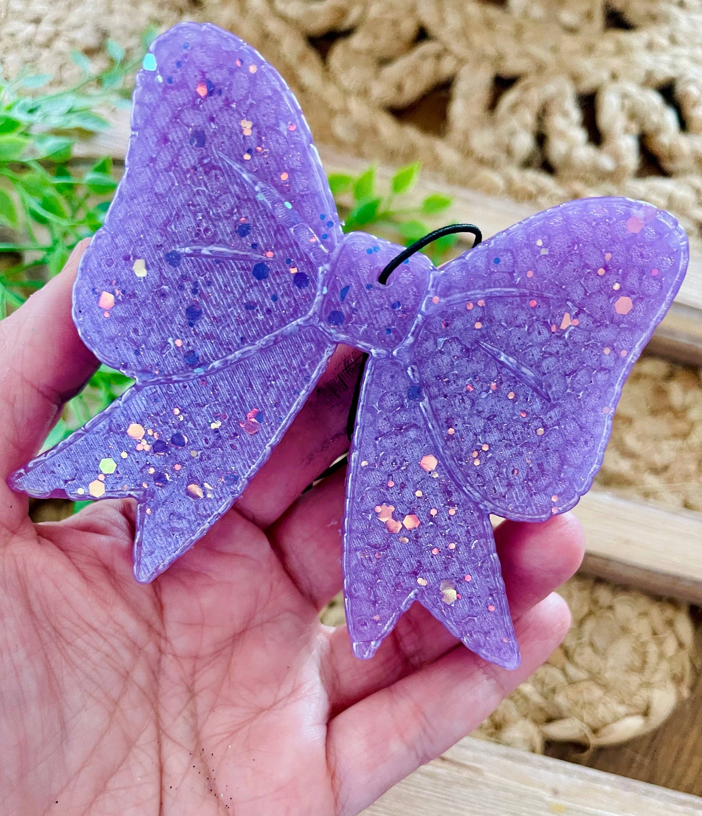 Glitter Bow Car Freshie 